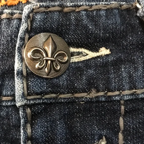 ✨Rock Revival Blue Relaxed Jeans